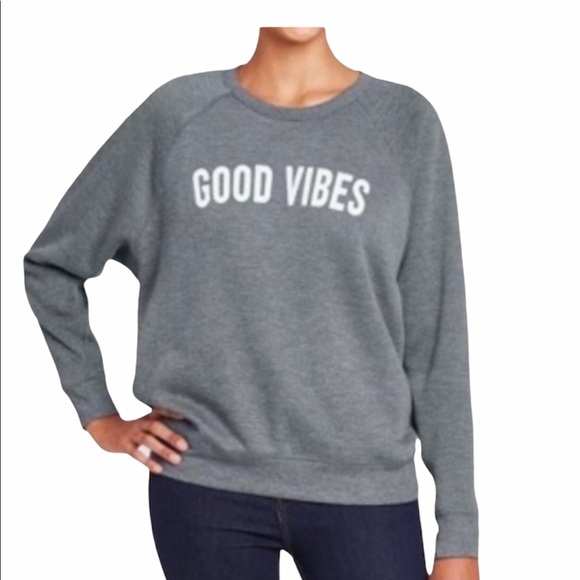 Grayson Threads “Good Vibes” Sweatshirt NWT - Picture 1 of 7